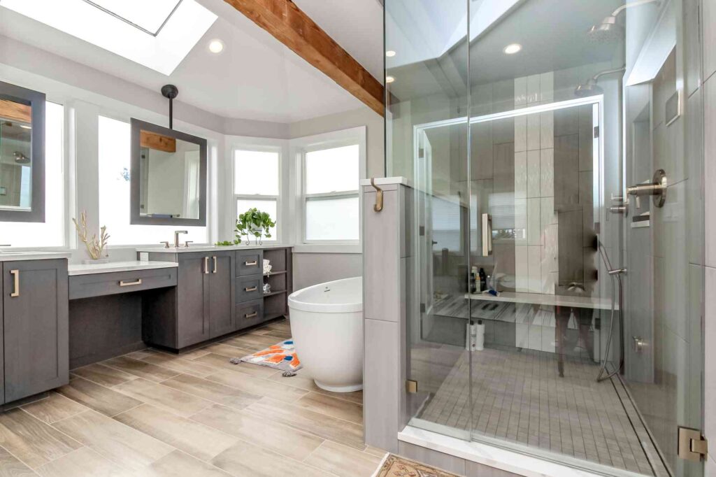 Renovate Design Build West Seattle Bathroom Shower Tub