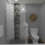 white simple organized bathroom